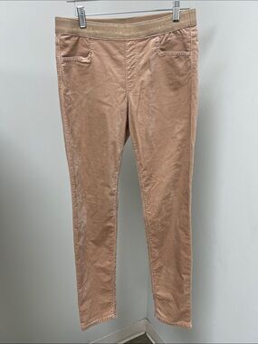 Marc Cain Slim velvet jeans in Dusty Pink